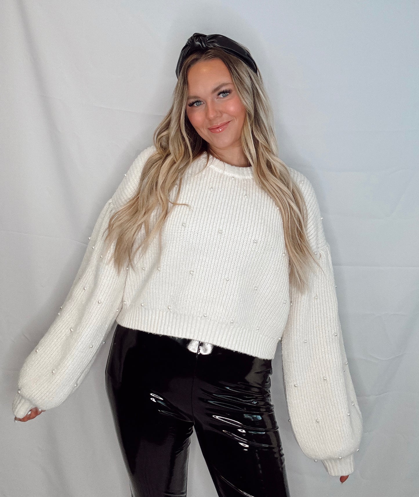 "Posie" Pearl Sweater