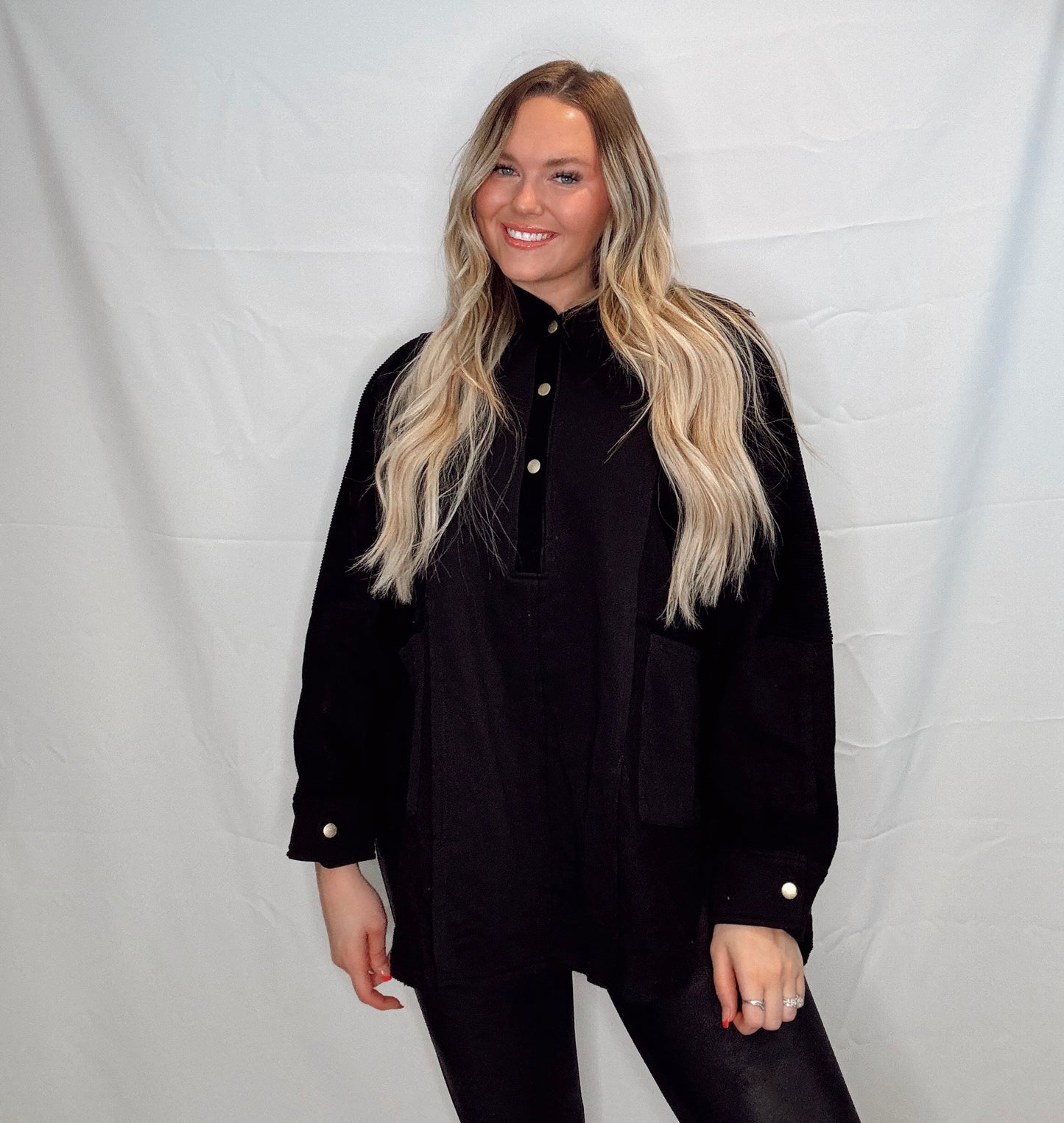 "Kendall" Button Down Pullover