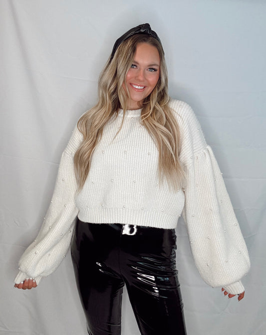 "Posie" Pearl Sweater
