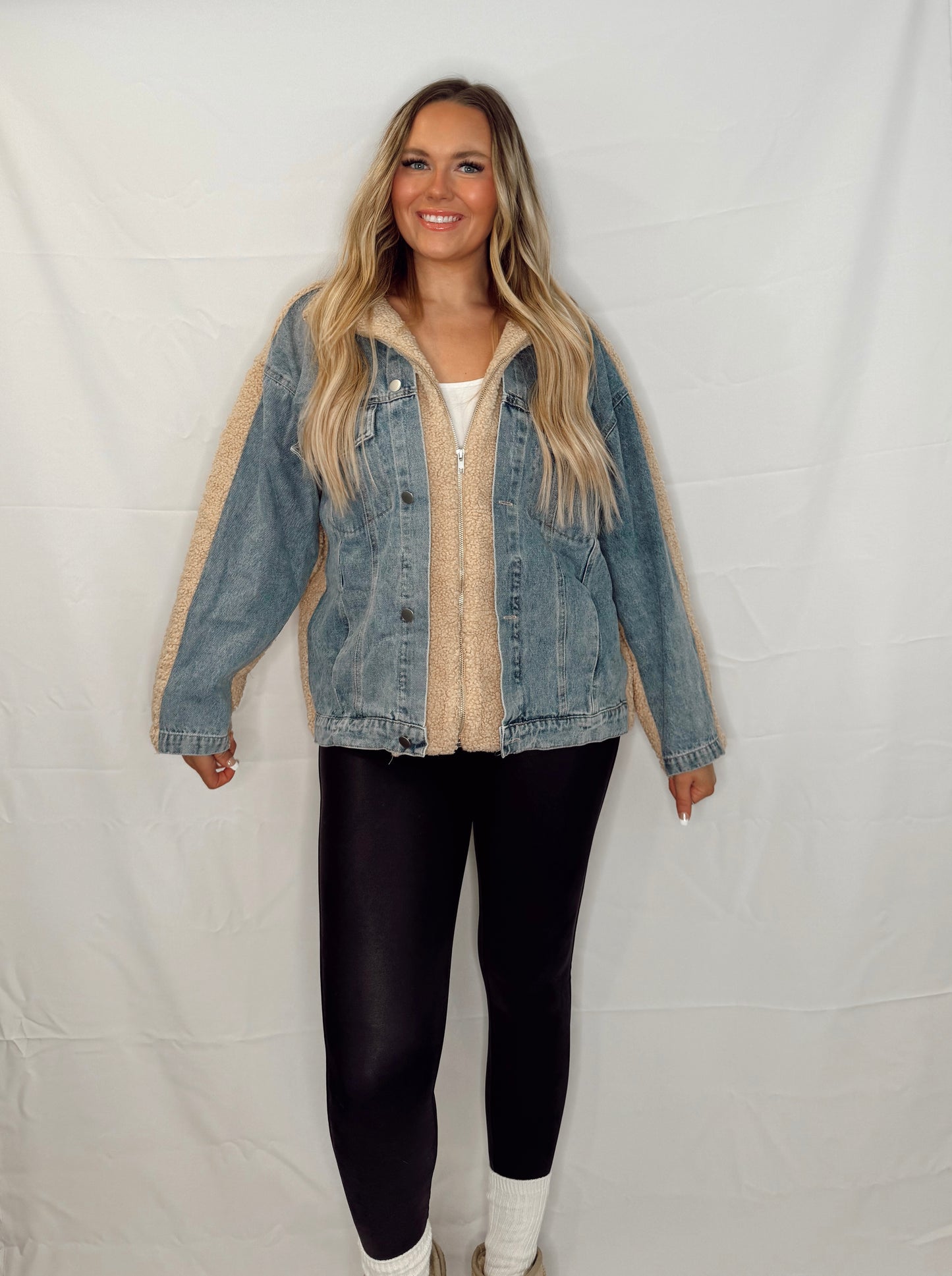 "Snookie" Sherpa Jacket