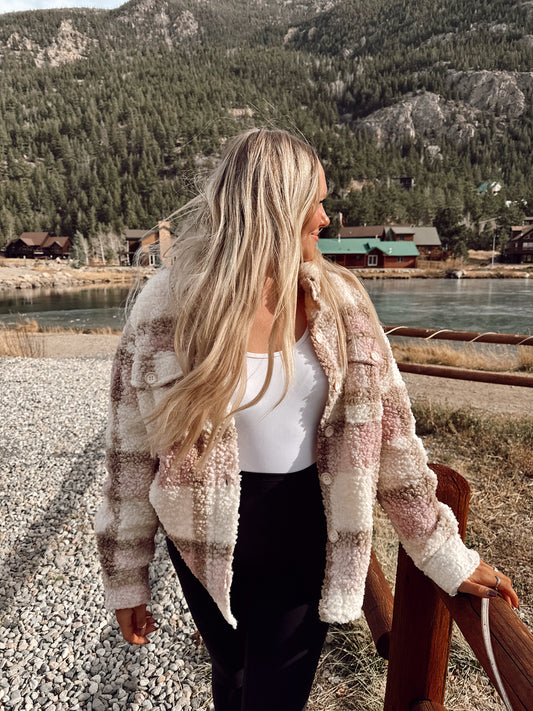 "Call Me Yours" Sherpa Shacket