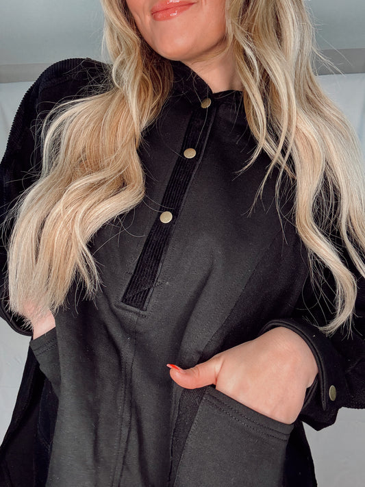 "Kendall" Button Down Pullover