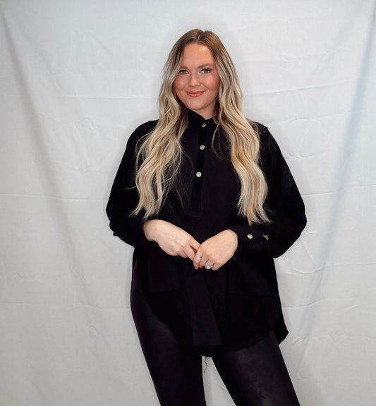 "Kendall" Button Down Pullover