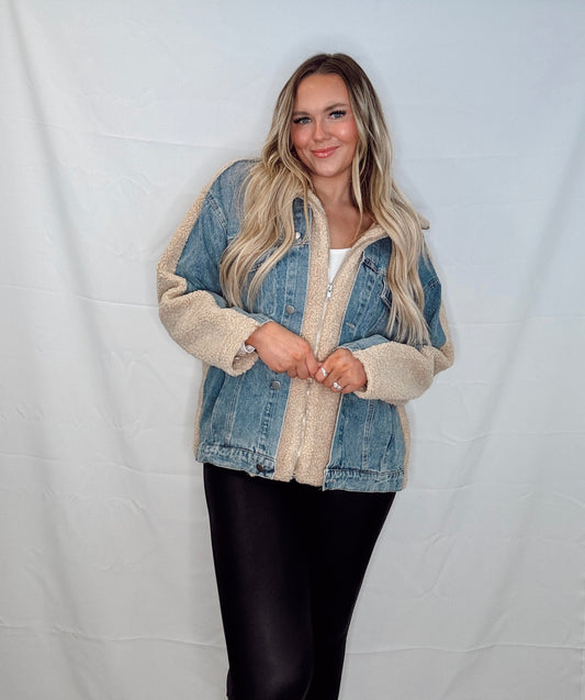 "Snookie" Sherpa Jacket